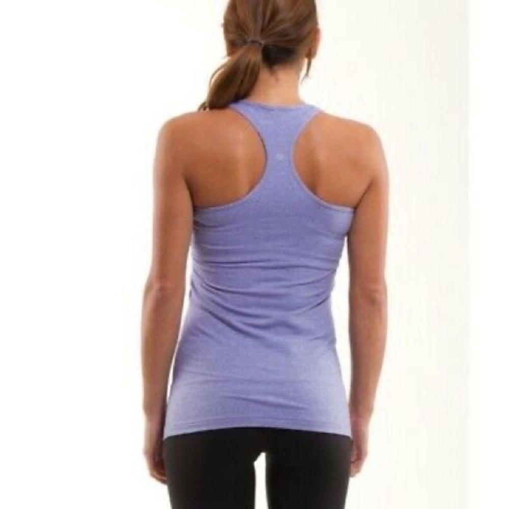 LULULEMON womens Heathered purple cool racerback tank top Athletica Yoga